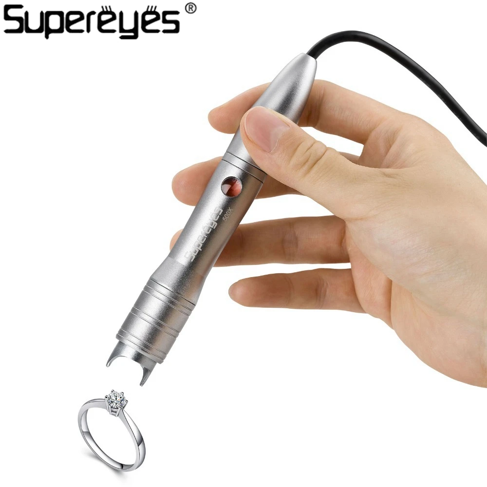 Supereyes A005+ USB микроскоп 500X5 Мп руки свободно Авто фокус видео Цифровые микроскопы Лупа с микроскоп с регулируемой подставкой