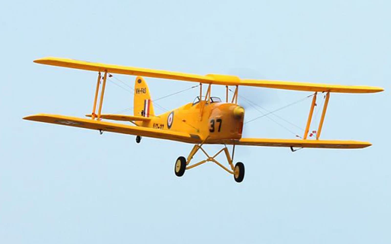 Dynam 1270 мм Tiger Moth RC RTF пропеллер самолет с мотором ESC сервоприводы батареи TH03657