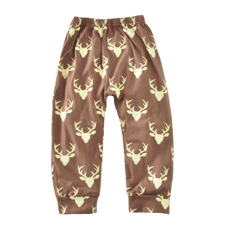 Мальчик шаровары олень весна осень 2017 девочка брюки мода дети Брюки