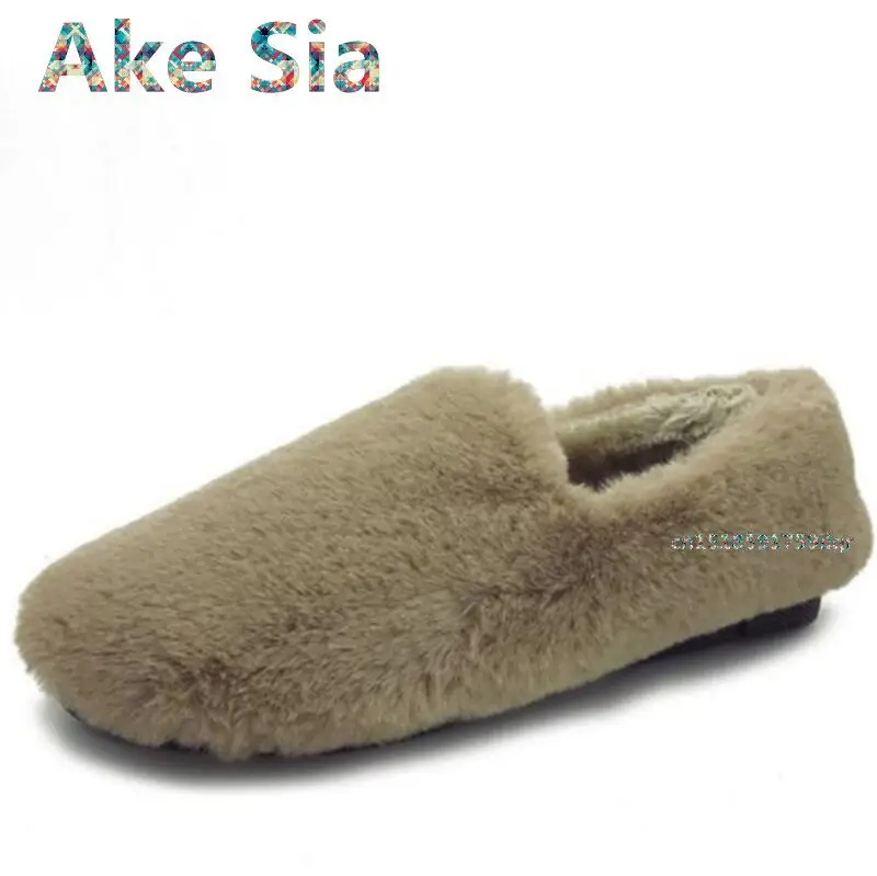 Ake SIA 2017 зима новый Женская хлопковая обувь в Корейском стиле Повседневная на