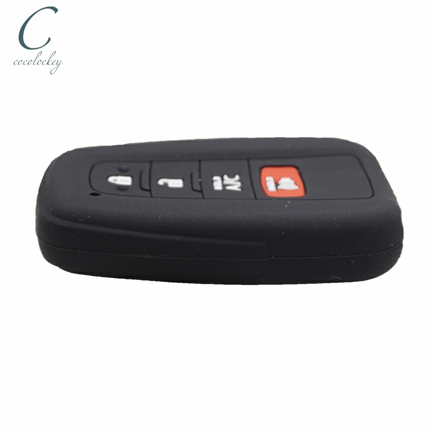 Cocolockey силиконовый чехол для ключей Fob toyota prius camry avalon 2017 2018 2019 4 кнопки