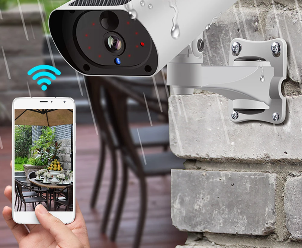 Домашняя солнечная энергетическая система K55A 1080P Солнечная WiFi ip-камера Камера ИК 2-полосная аудио IP66 Водонепроницаемый 2MP HD камеры безопасности Камеры Скрытого видеонаблюдения Поддержка облачного хранилища