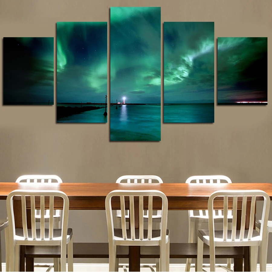 5 панелей настенная Картина на холсте современные настенные картины масляная