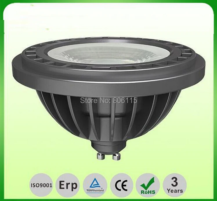 GU10 15 Вт COB Светодиодный лампа AR111 G53 светодиодный скрытый точечный свет светильник