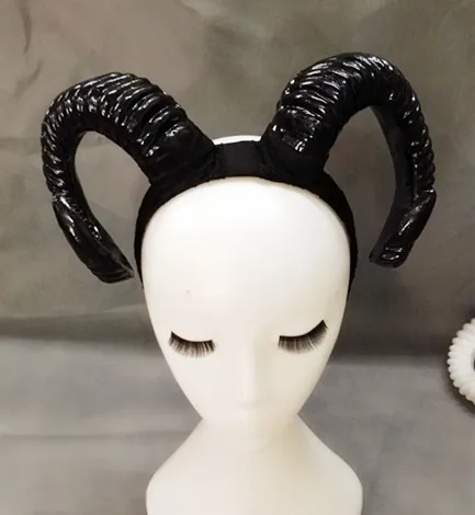 

Restyle Ram Horns Gothic Headband Steampunk Sheep Horn Hair Accessories
