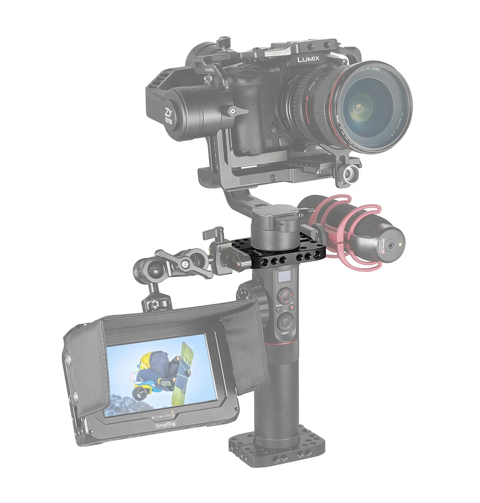 SmallRig стержень зажим для Zhiyun Crane2/Crane v2/Crane Plus Стабилизатор камеры для крепления микрофона светодиодный светильник 2119
