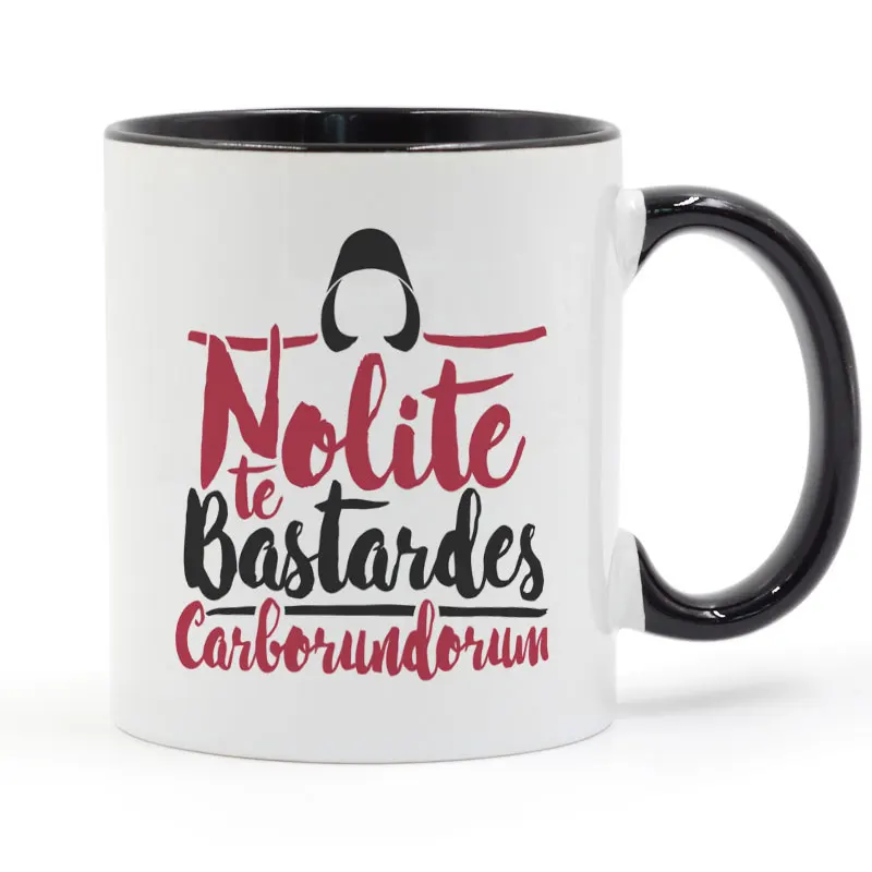 Кофейная кружка Nolite Bastardes Carborundorum с надписью handmслум креативные подарки 11 унций