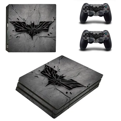 DC Бэтмен и Джокер PS4 Pro наклейка на кожу для консоли playstation 4 и 2 контроллера PS4 Pro наклейка на кожу виниловые аксессуары - Цвет: YSP4P-0452