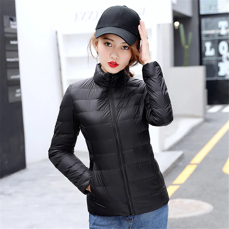 Hot New Multi-color Young Women Long-sleeved Down Coats Fashion Lady Jackets Pure Color Casual Wear Normal | Женская одежда