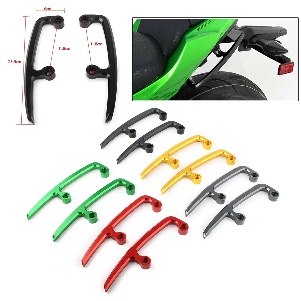 Мотоциклетные задние пассажирские поручни для рук Kawasaki Z650 Z 650 2017 2018 2019 CNC алюминий