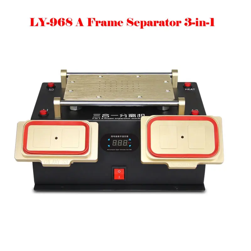 LY 968 3 in 1 A-frame Separator built-in Vacuum Pump for iPhone Samsung Mobile Phone Repair AC110-220V | Инструменты