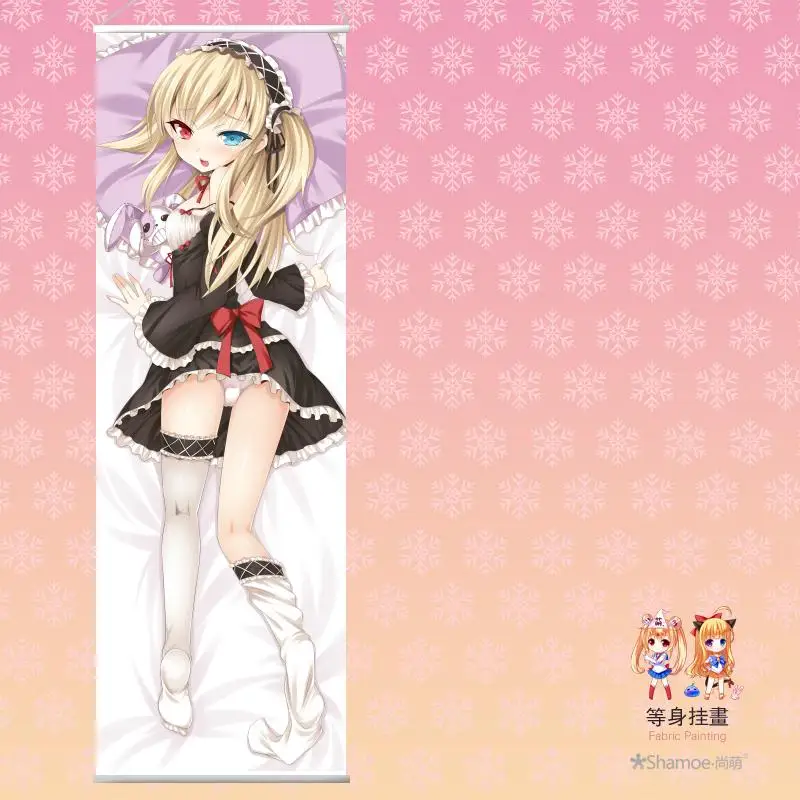

Japanese Anime Cartoon Boku wa Tomodachi ga Sukunai Peach Skin Velvet Rectangle Flat Wall Scroll Painting Poster Print 150*50cm