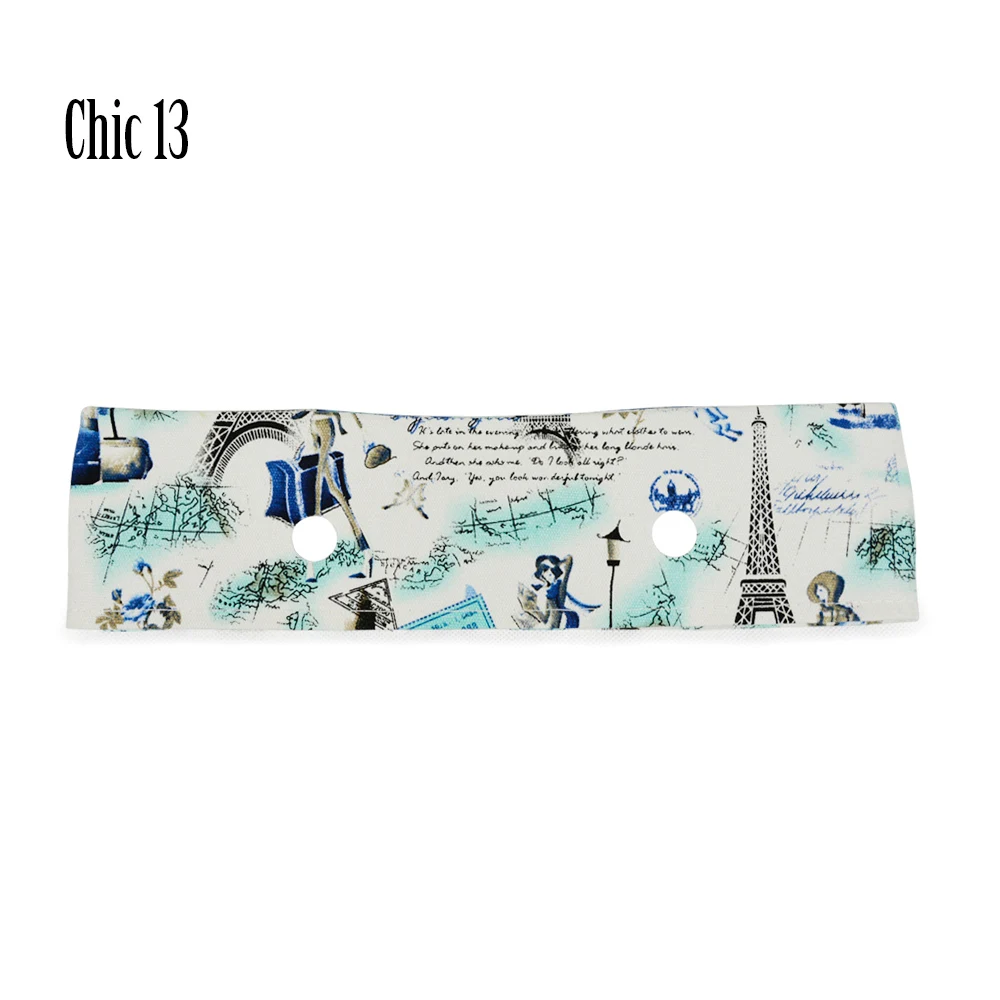 Chic 13 Новая Осенняя отделка цветочная ткань отделка хлопок ткань тонкое украшение для Ochic Obag сумка O Bag - Цвет: Chic 13