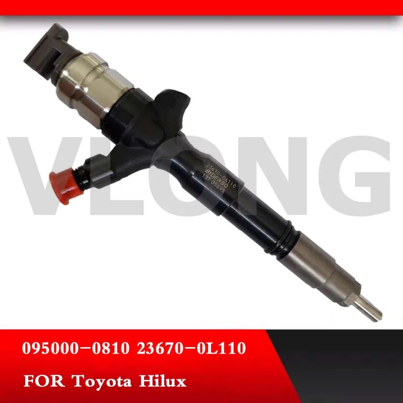 Дизельный топливный инжектор 2.5L 2KD 23670-0L110 для Toyota Hilux 295050-0540, 295050-0810, 295050-0813, 236700L110, 23670-09380