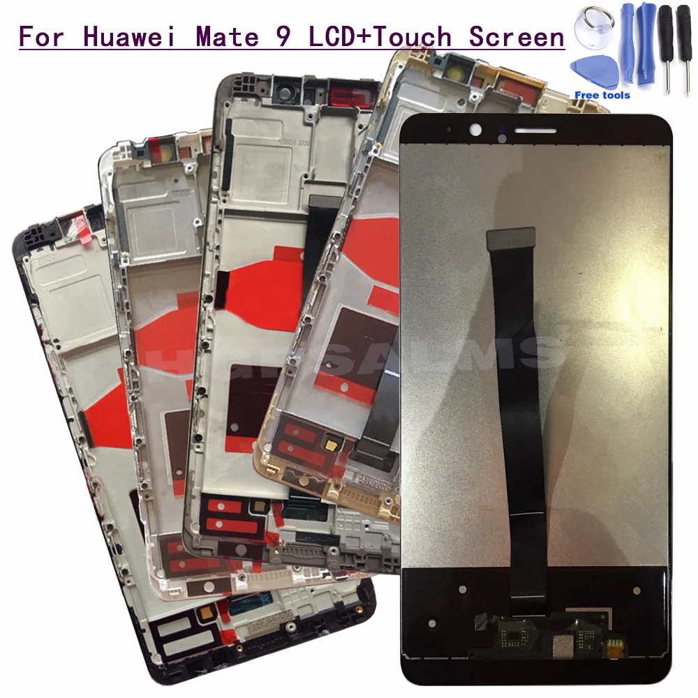 Для Huawei Mate 9 ЖК дисплей + сенсорный экран дигитайзер в сборе с рамкой|Экраны для