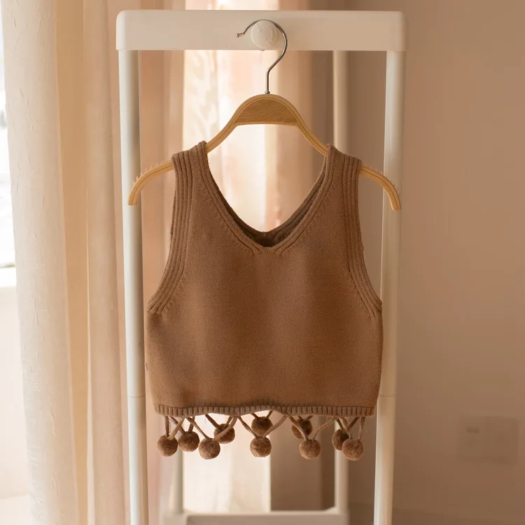 2017 Оптовая весна детская мода хлопок сплошной цвет шар шерсть жилет babys жилеты |