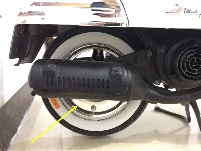 Аксессуары для мотоциклов для Honda Yamaha Сузуки Мотоцикл скутер колесо хрома 10-дюймовый Барабанный тормоз колеса установка