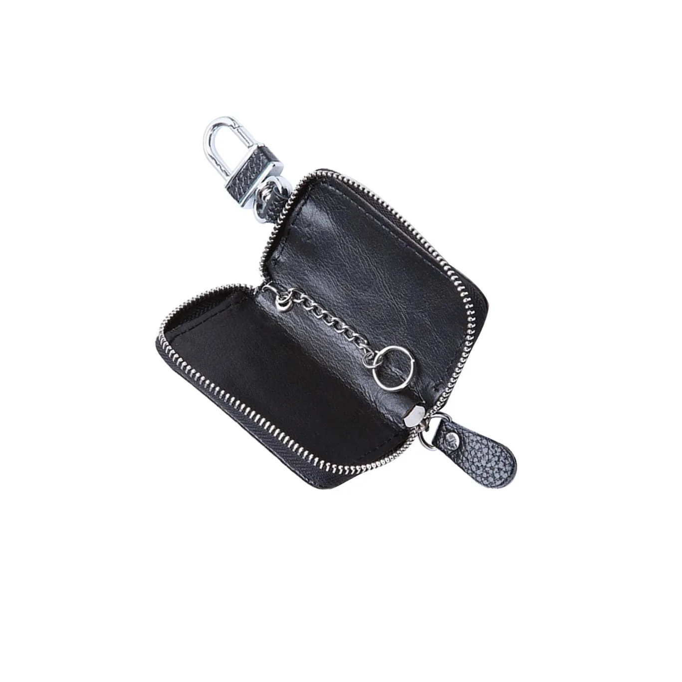 Auto Car Key Leather Case Pouch Remote Keychain Bag Holder Organizer (Black) | Автомобили и мотоциклы