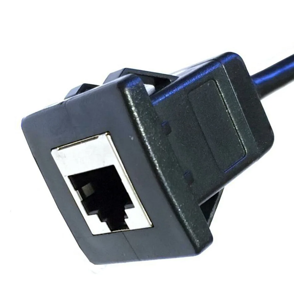 CAT5e RJ45 Штекерный к женскому штепсельный разъем Лицевая панель модуль