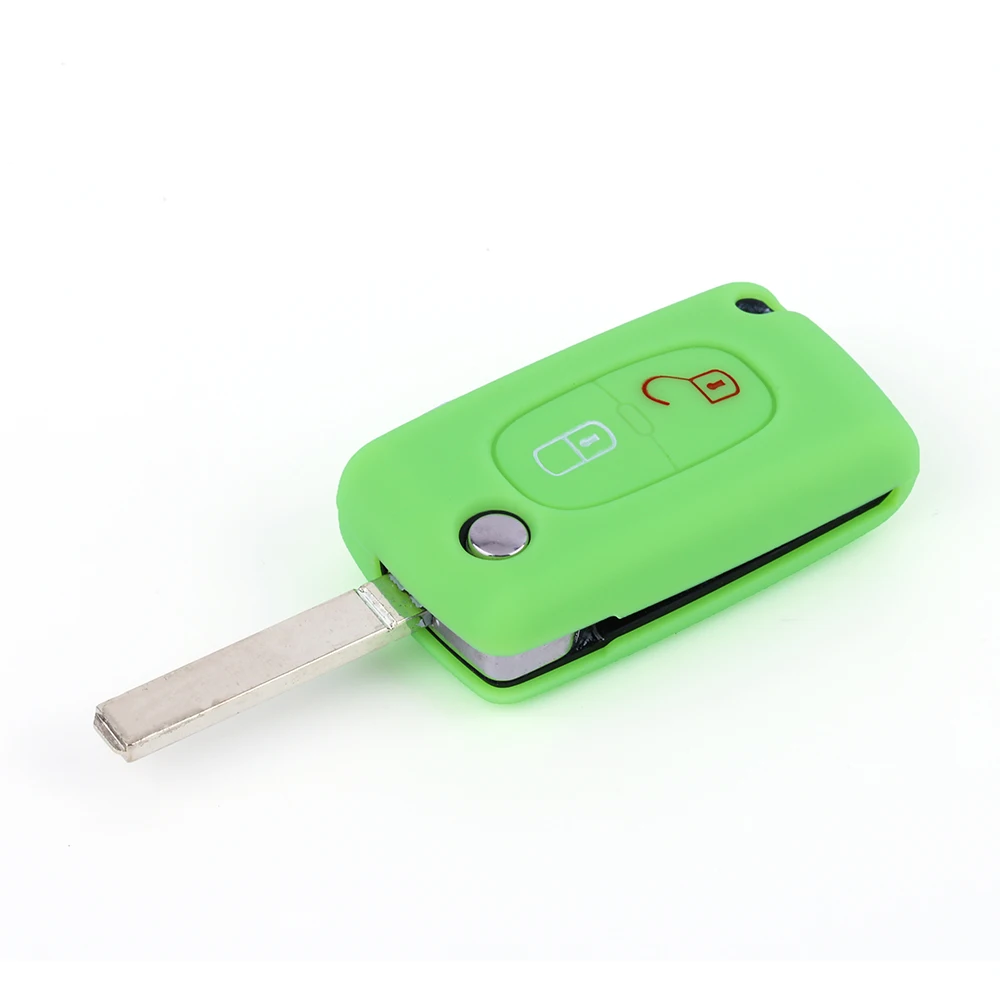 2018 новый силиконовый автомобильный брелок для ключей чехол peugeot 206 208 308 3008 508 RCZ 207