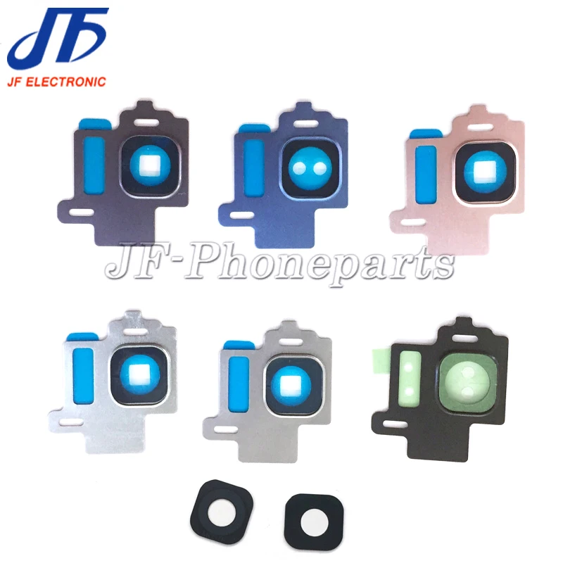 20pcs/Lot Back Rear Camera Lens Ring Cover Part + frame Bezel Adhesive Sticker for Samsung Galaxy S8 G950F plus G955F | Мобильные