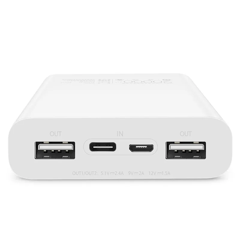 ZMI Мощность 20000 mAh для быстрой зарядки 3 0 мА/ч Bank внешняя Батарея Зарядное