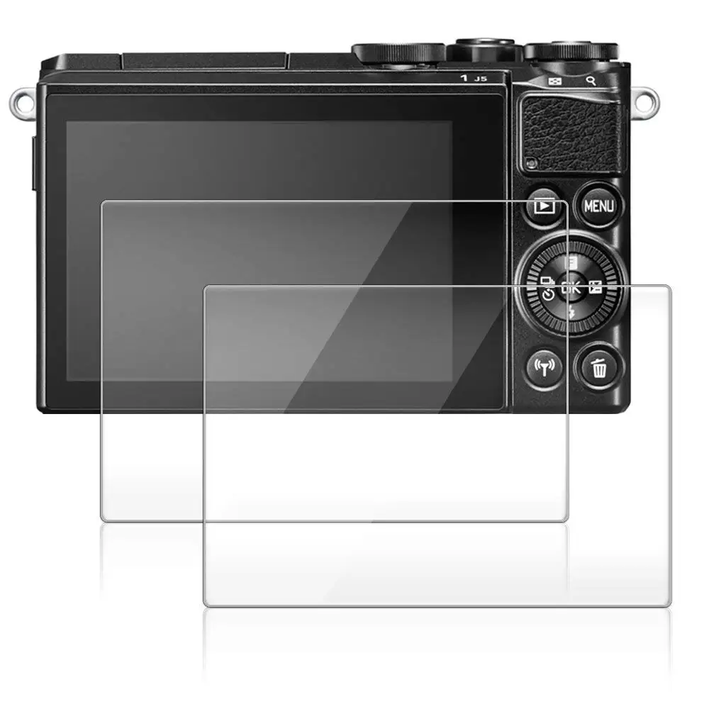 Экран протектор для Nikon 1 J5/1 J4/1 V3 AFUNTA 2 упак. Камера Царапаться закаленное Стекло DSLR