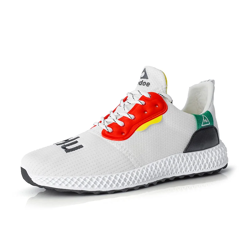 BOUSSAC 2019 весна ультра легкий открытый вразлёт плетение беговые кроссовки Сетка