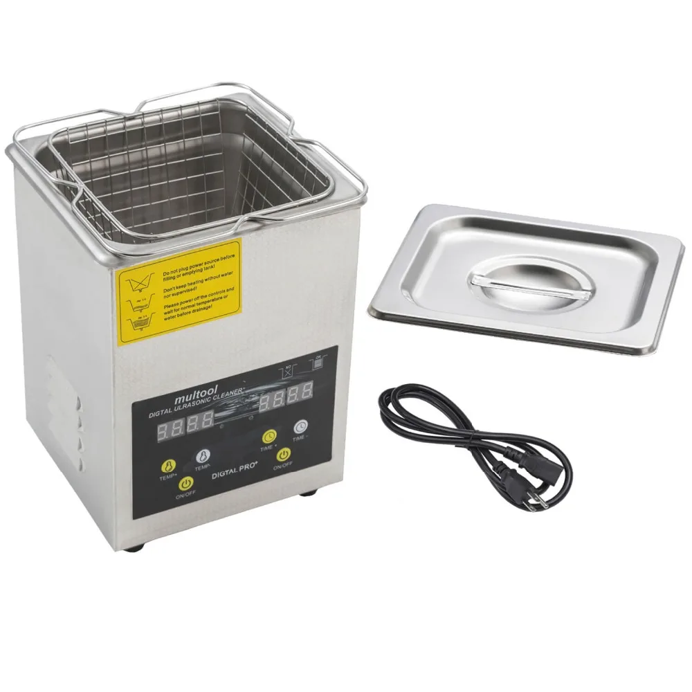 Ультразвуковой очиститель 2 литра цифровой ультразвуковой стиральная машина для