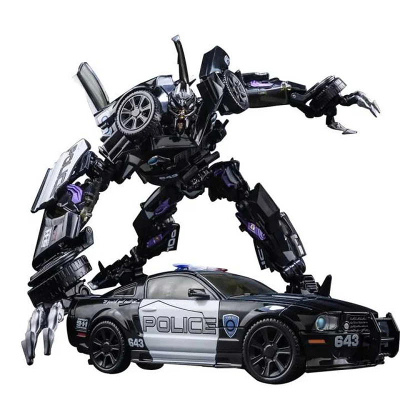 

Black Mamba LS02 LS-02 BMB Transformation Barricade MPM05 Police Model Movie Film Alloy Metal Collection Action Figure Robot Toy