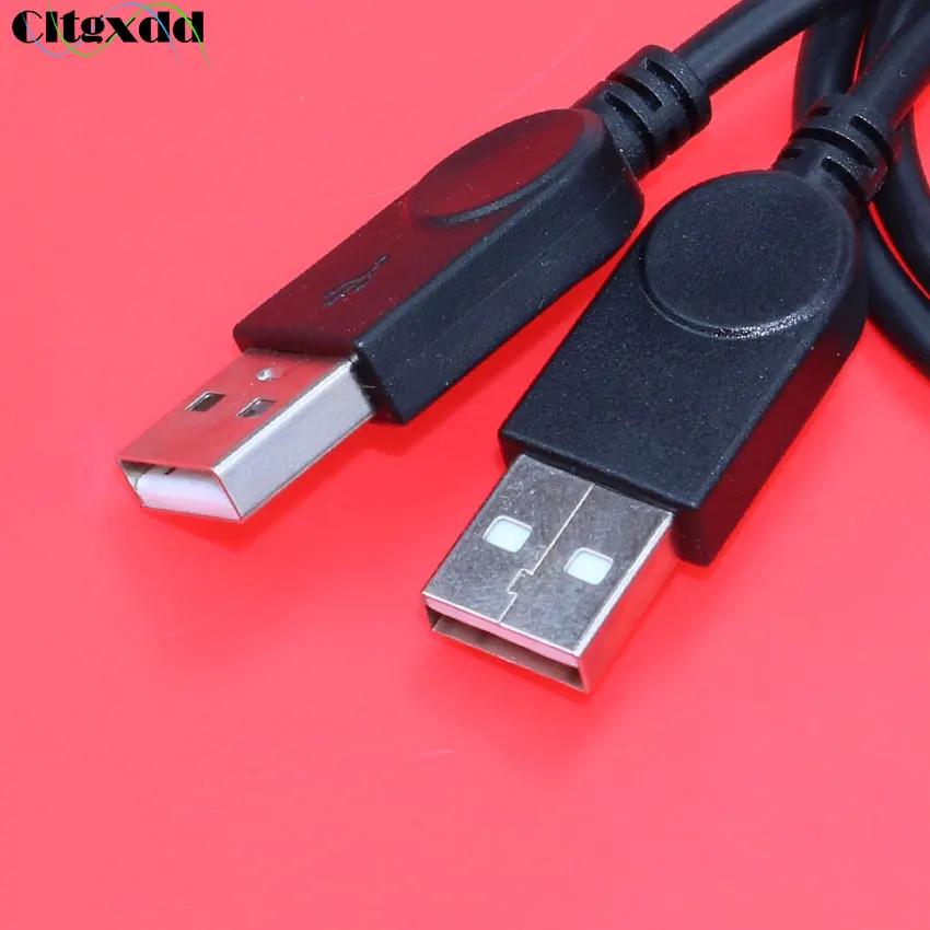 Cltgxdd 1 шт. USB 2 0 Тип A гнездо до штекер двойной USB2.0 Y разветвитель для синхронизации