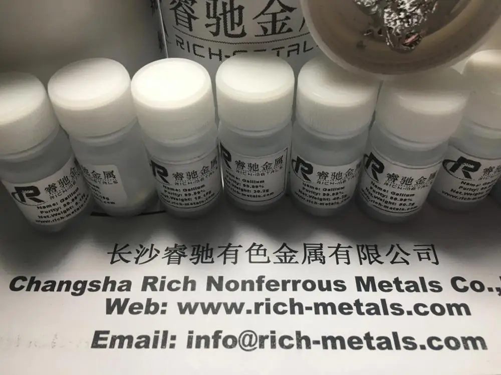 Чистый Галлий Металл 99.99% чистый 40 г|gallium metal|net netmetal net |