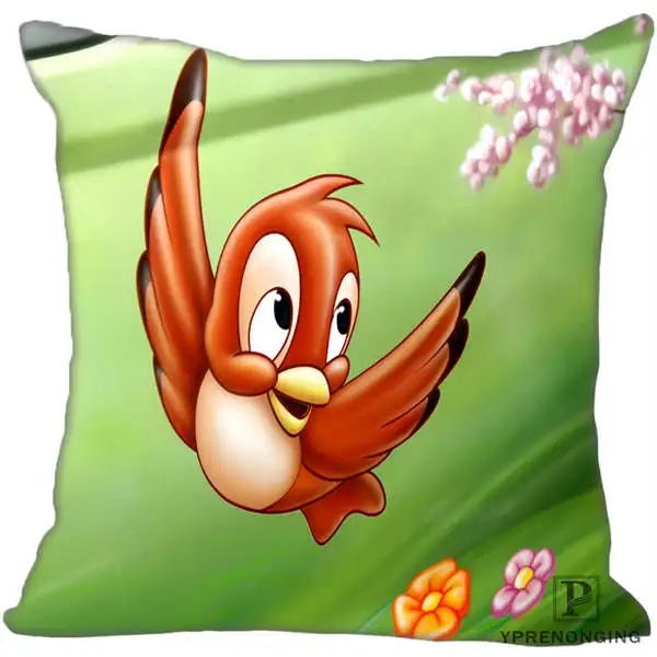 Square Pillowcases Декоративная Наволочка на заказ Бэмби и Фалин квадратная Наволочка на молнии лучший подарок 35X35,40x40,45x45 см(одна сторона) 180516-03 - Цвет: Square Pillowcases