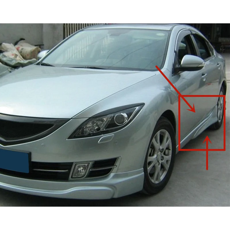 Используется для Mazda 6 боковые юбки чехол пороги бампер губы 2009 2015 год