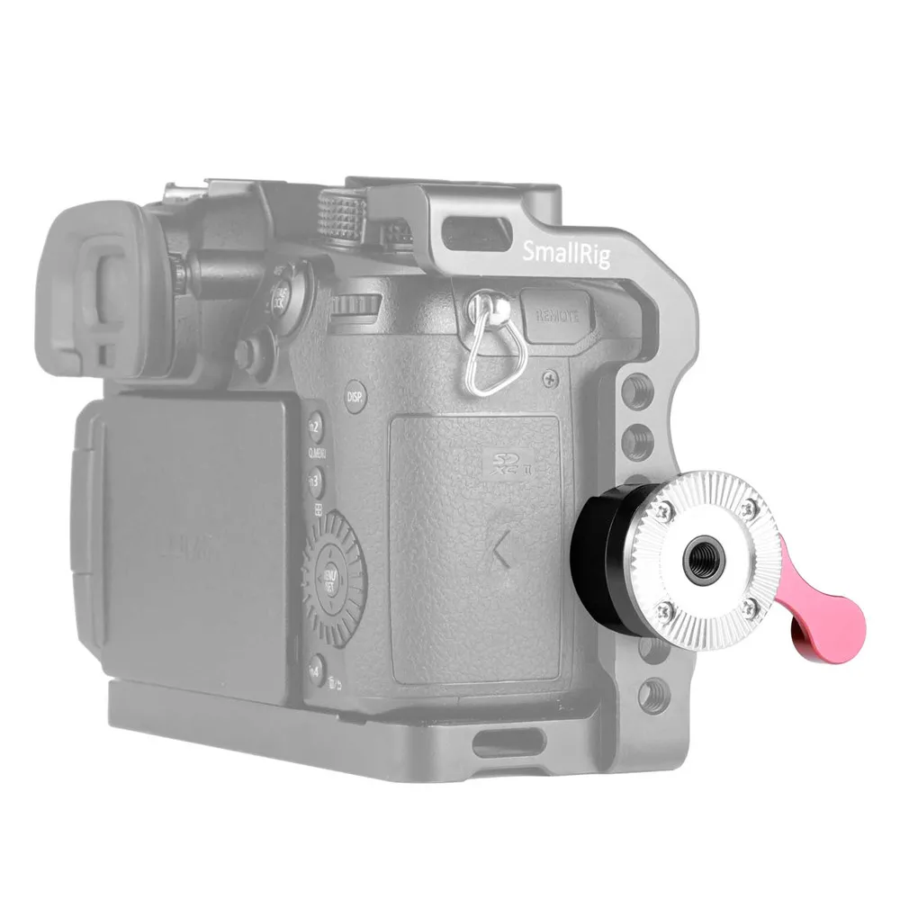 SmallRig Quick Release NATO Clamp to Arri Rosette для универсальной камеры клетка с Nato Rail/Arri Rosette деревянная Hanldle-2046
