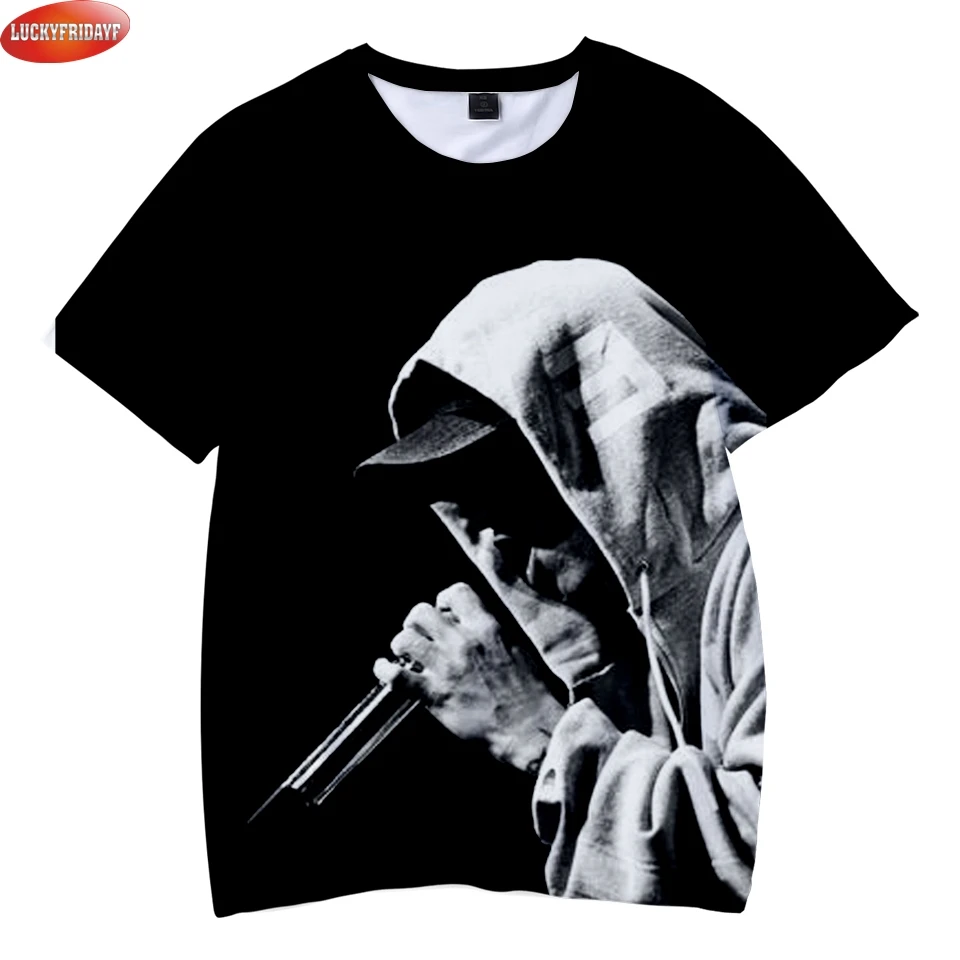 

2018 EMINEM Famous Rapper 3D Print Children Summer T-shirts Short Sleeve O-Neck Fashion Hip Hop Tshirts EMINEM Casual Tee Shirts