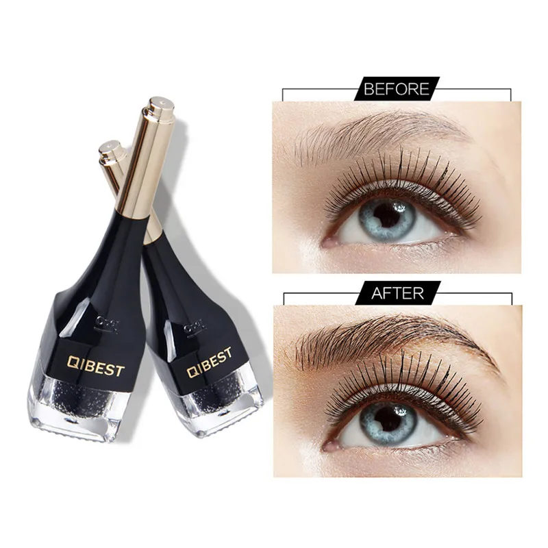 QIBEST 4D гель для бровей увеличивающий крем натурального волокна красить Eyebrow