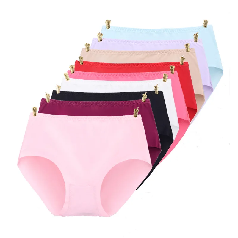 10 pcs Mix color 10 шт./лот, женские бесшовные трусики, трусы для девочек, хлопковое нижнее белье, женское нижнее белье, сексуальные трусики, женское нижнее белье, женские трусы - Цвет: 10 pcs Mix color