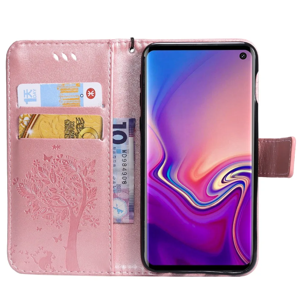 Флип Чехол Для samsung Galaxy S10 S8 S9 S6 S7 край S3 S4 S5 J1 J3 J5 J7 A5 A3 J4 J6 A6 A7 A8 A9 из искусственной кожи чехол-портмоне