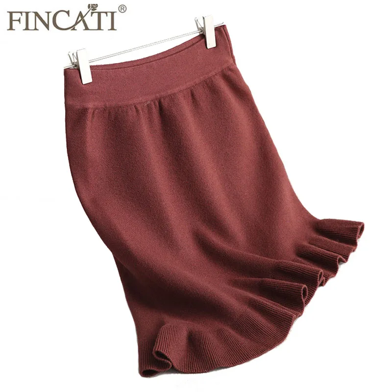 Женская осенне зимняя трикотажная юбка годе выше колена|fashion skirt|skirt fashionknee skirt |