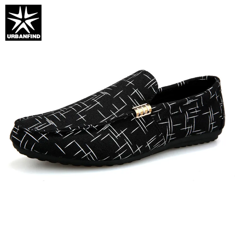 URBANFIND Men Loafers Shoes Casual 2019 Spring Summer Light Canvas Youth Breathable Fashion Flat Footwear | Обувь
