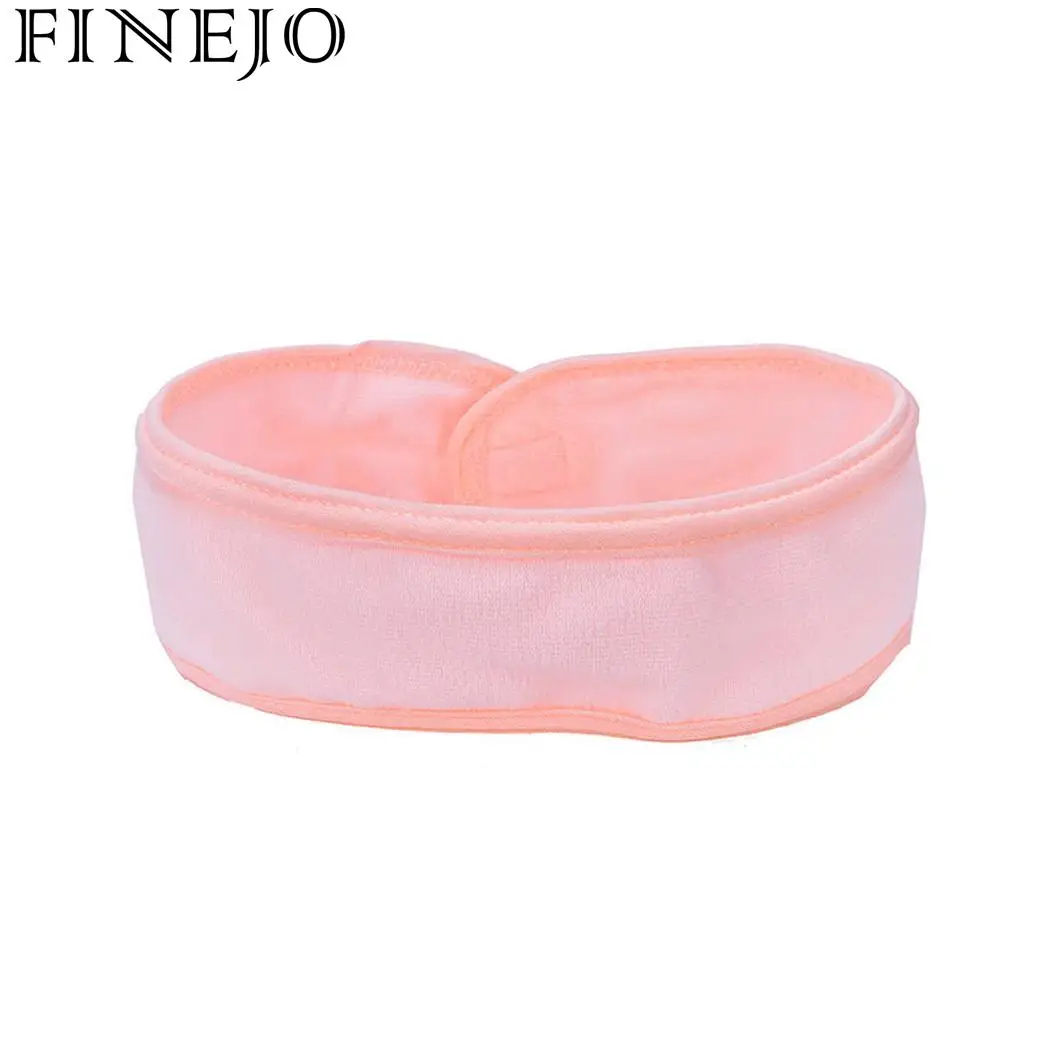 ФИНЕДЖО 2019 йога повязка на голову для женщин, эластичная косметическая повязка из мягкого материала для волос для банных полотенец, спа, бега и спортивных занятий