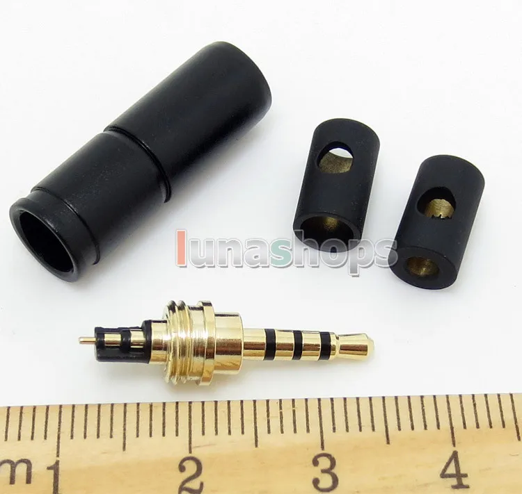 LN004258 2,5 мм 4 полюса Ranko/RANKQ стерео штекер аудио разъем DIY припой адаптер