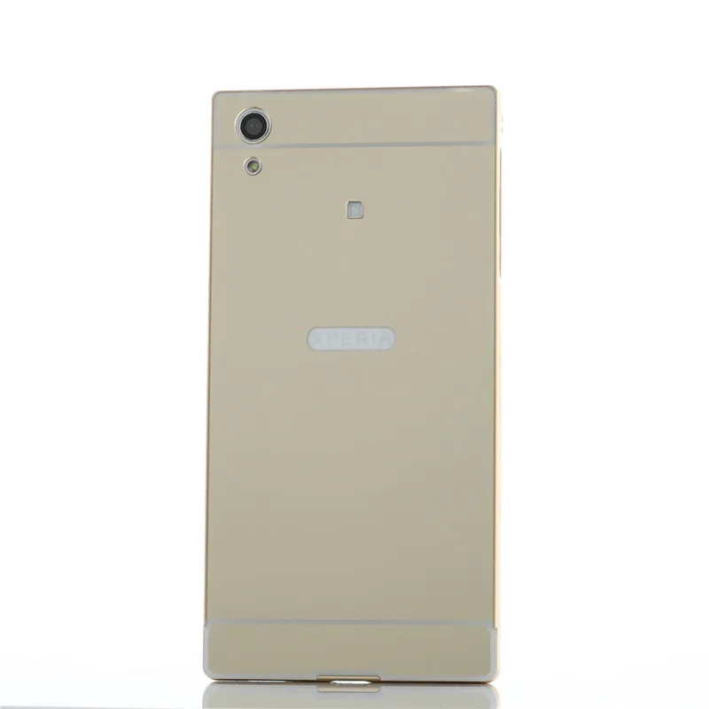 Для sony XA1 G3112 Зеркальный Алюминиевый корпус металлическая рамка с зеркалом жесткий чехол для sony Xperia XA1 G3121 G3116 противоударный чехол