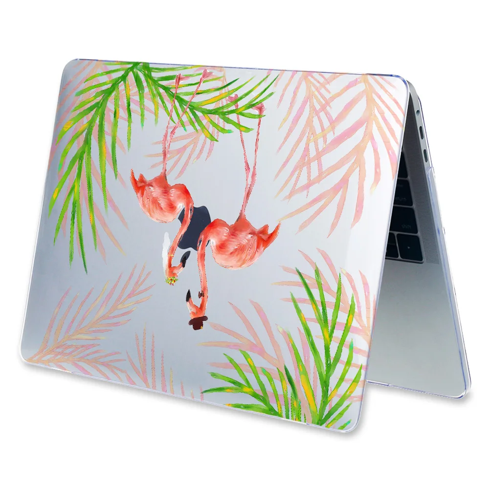 Ноутбук чехол для ноутбука Macbook 12 A1534 Macbook Pro 1" A1706 A1708 Air 13" A1466 A1369 A1932 retina 13 A1502 Фламинго Печатный жесткий чехол