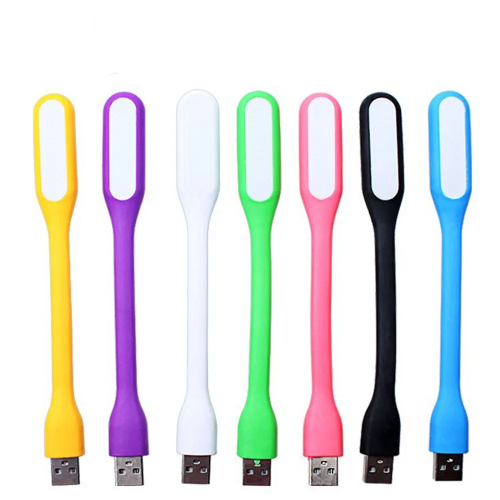 Гибкая светодиодная мини лампа с USB портативная суперъяркая Ночная для