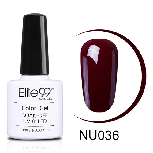 NU036 Elite99 Гель-лак УФ светодиодный телесный цвет серия УФ гель основа верхнее покрытие УФ лампа дизайн ногтей Горячая лак для ногтей - Цвет: NU036