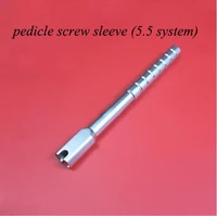 medical orthopedic instrument spinal lumbar vertebra 5 5 pedicle screw rod system screw sleeve reposition toll screw holder