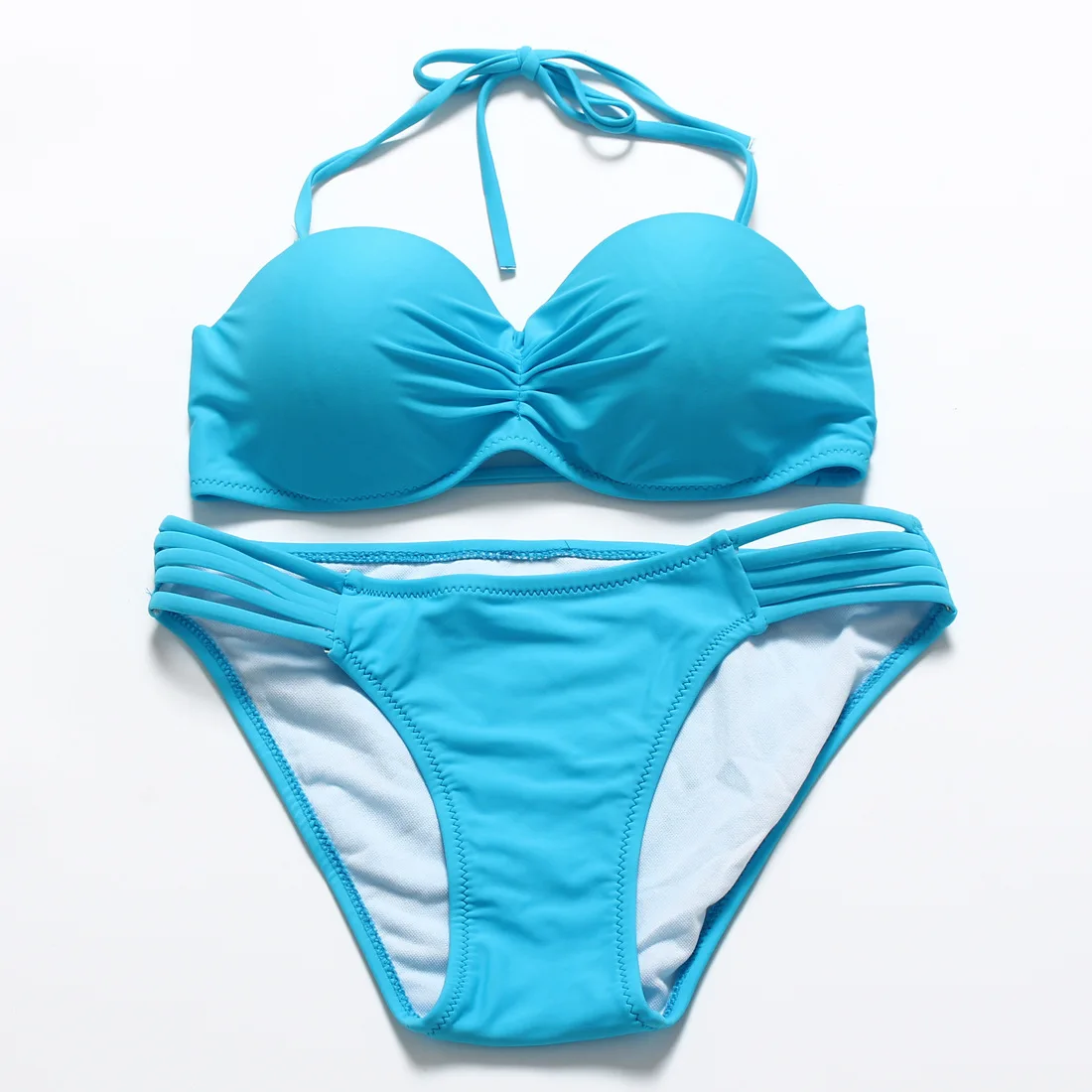 

New Sexy Push Up Bikini two pieces swimsuit female swimwear women bathing suit swim wear bikini leagtha