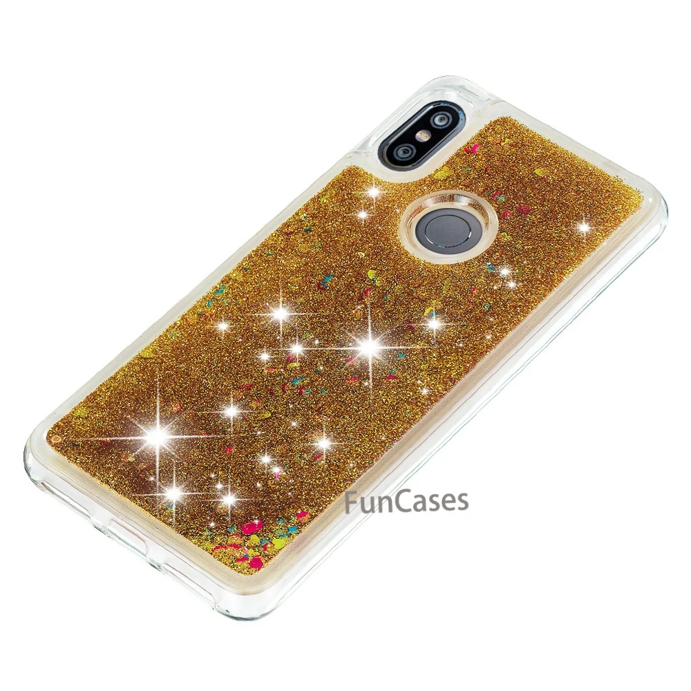 Чехол зыбучий песок для Xiaomi Redmi Note 6 Pro силиконовый чехол с единорогом